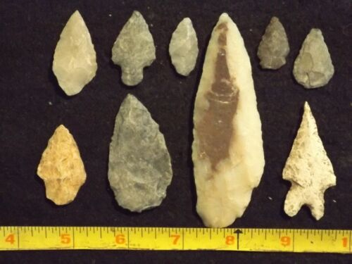Punta de flecha y cuchillo del centro de Texas, artefactos indios prehistóricos ENVÍO GRATUITO G63 - Imagen 2 de 4