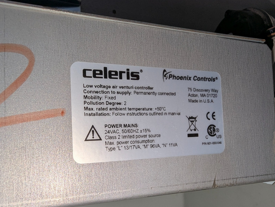 Phoenix Controls Venturi Celeris Exhaust Valve Accel II 14