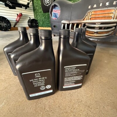 #ad 6 Genuine Mazda Engine Oil 0W20 1 Quart Moly OE 0000G50W20MQ same as dealer $80.00