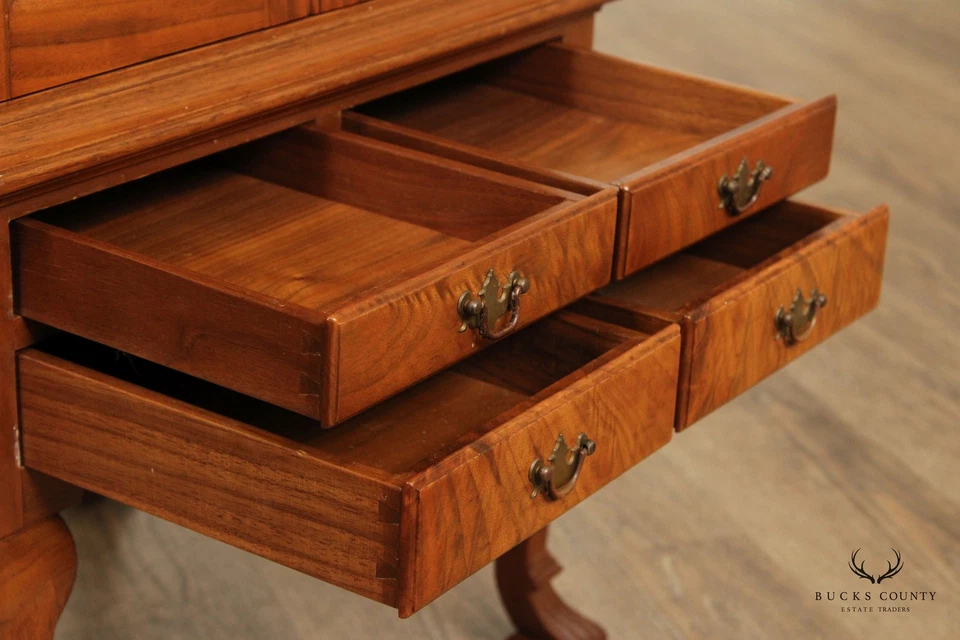 Bench Made Pennsylvania Walnut Spice Or Valuables Chest - Image 4 of 4