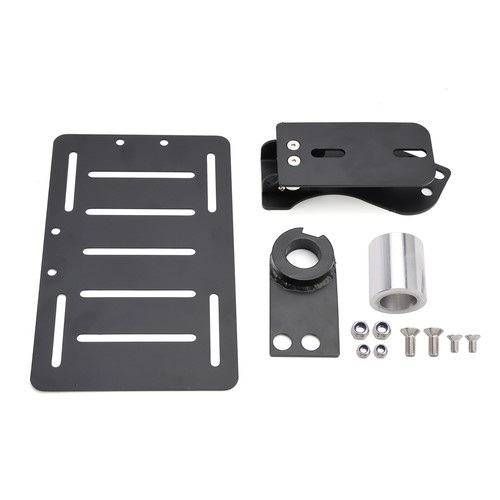 License Plate Holder Frame Bracket fit for Softail / Fat Boy / Dyna 2018-2023 BE - Picture 4 of 12