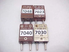 QRP CRYSTAL CONVERSIONS 40 METER CW 4 PACK IN FT-243 HOLDERS