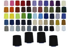 4 Konen Polyester Nähgarn OVERLOCK 5000 Meter Overlockgarn VIGA 120 Stärke 40/2