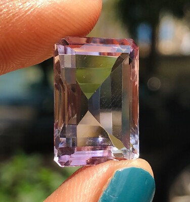 Premium Quality Rectangle Shape Faceted Purple Amethyst 76.00 Cts Gem VK 10 B5