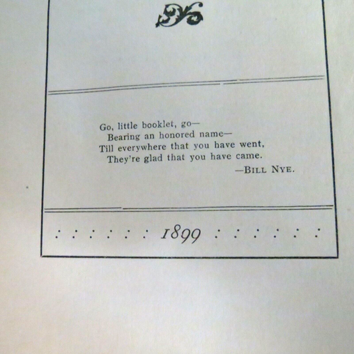 Das Greeley Buch der Lieblingszitate Ladies of Unity Circle Colorado 1899 HC - Bild 5 von 12