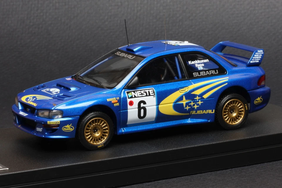 斯巴鲁 Impreza #6 1999 芬兰拉力赛 *Juha Kankkunen * -- HPI #8599 1/43 — 第 2/4 张图片
