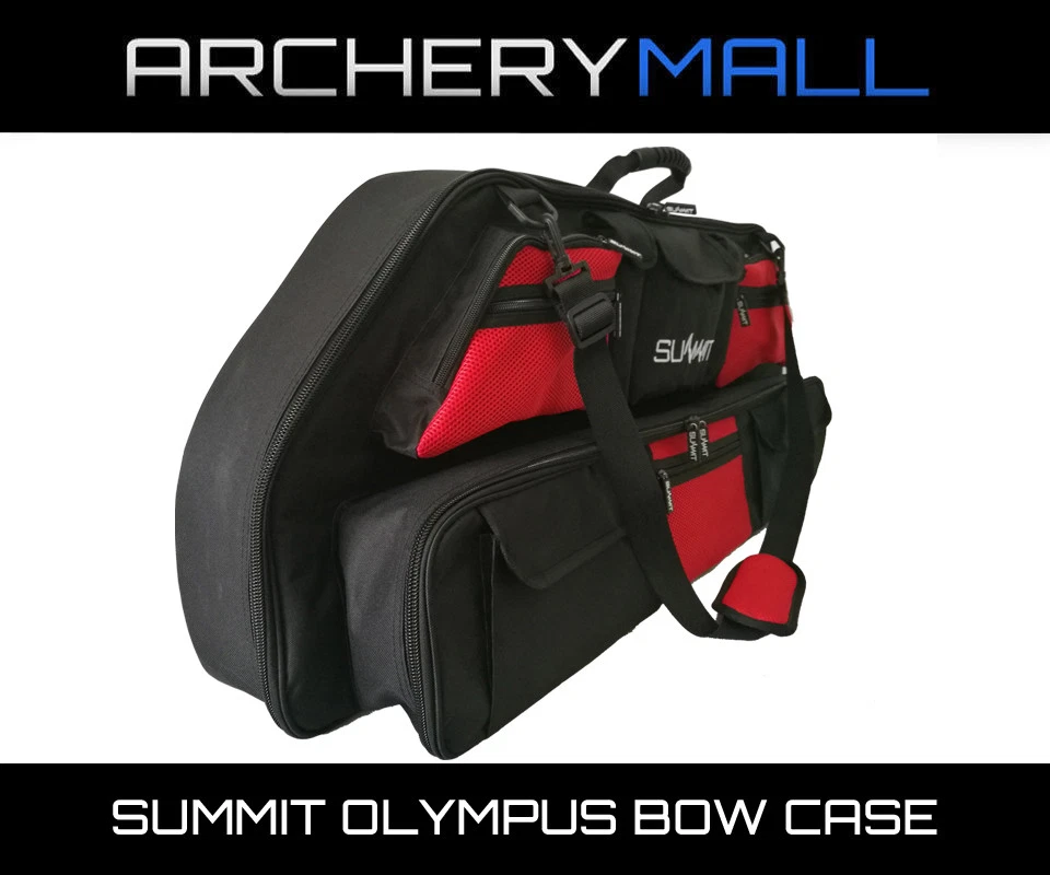 Estuche con arco Summit Archery Products Olympus Deluxe - ROJO Foto 2 de 4