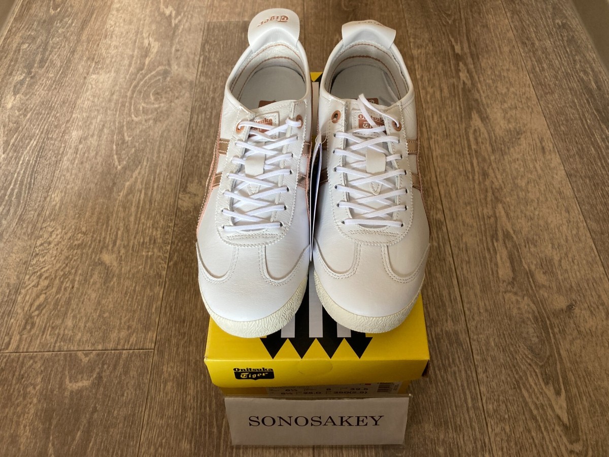 Onitsuka Tiger Mexico 66 SD 5-1/2 White Rose Gold 1183A872-106| womens us 7 Onitsuka Tiger MEXICO 66 SD 1183A872 106 WHITE/ROSE GOLD New  main image 2