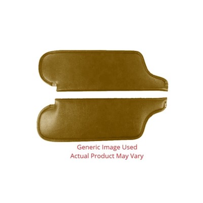 Sun Visor For 1974-76 Cadillac Eldorado Convertible 2DR Buckskin 2 Pieces
