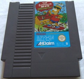 the simpsons bart vs the space mutants version originale nintendo nes complet