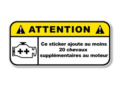 ACHTUNG 20 WEITERE PFERDE MIT DIESEM AUFKLEBER FUN DRIFT JDM 12cm STICKER CE150