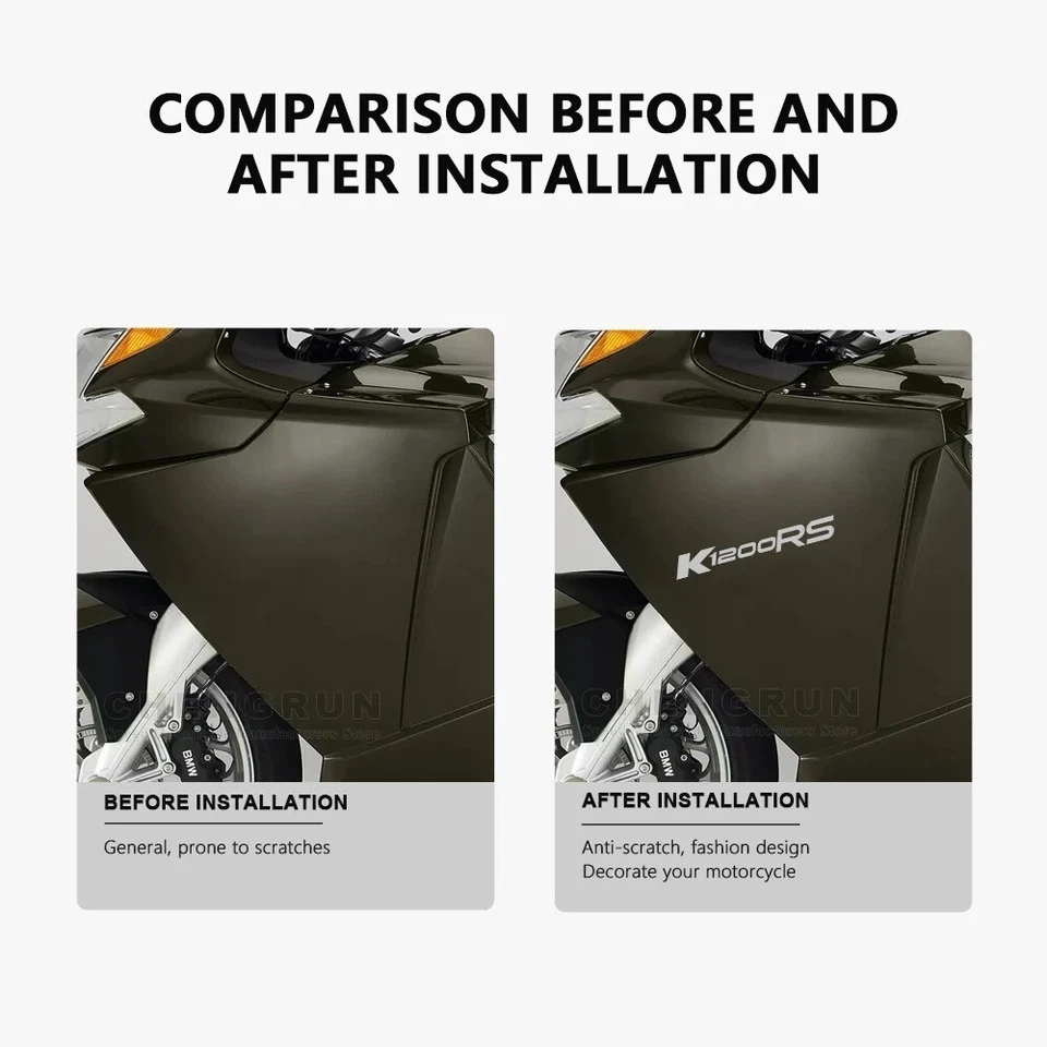 Calcomanía impermeable adhesiva de motocicleta K1200RS para BMW K1200RS K 1200 K1200 RS Foto 2 de 4