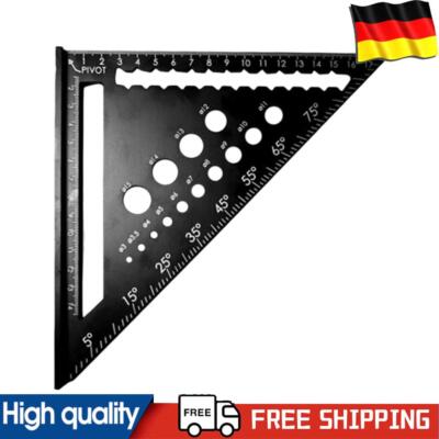 7 Inch Triangle Ruler Carpenter Set Square Metric Angle Ruler Woodworking Tool