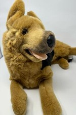 E J Prima CLASSIC STUFFED GERMAN SHEPHERD DOG PLUSH Realistic