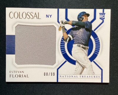 2021 Panini National Treasures Colossal Materials /99 Estevan Florial Rookie RC
