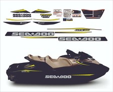 SEADOO GTX 300 LIMITED 2017 Graphics / Decal / Sticker Kit YELLOW