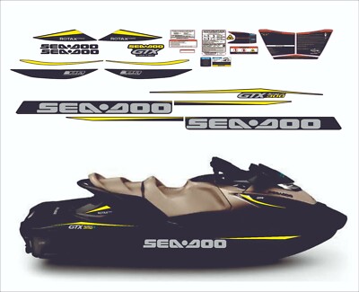 SEADOO GTX 300 LIMITED 2017 Graphics Decal Sticker Kit
