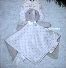 Blankets  Beyond GRAY Elephant Nunu Security Blanket Baby Girl Boy - New