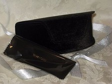 Tom Ford Black Sunglasses/Eyeglasses Case with Cloth. New.