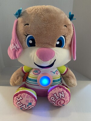 Fisher Price Laugh Learn Smart Stages Sis Musical Plush Toy for Infant  Toddler