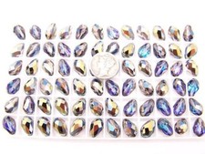 Heliotrope 12x8mm Vintage Swarovski Art 5500 Teardrop Pendant Beads