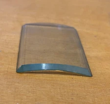 Bevelled Glass Convex  Suitable Carriage Clock Glass. 7.2mm x 4.7mm