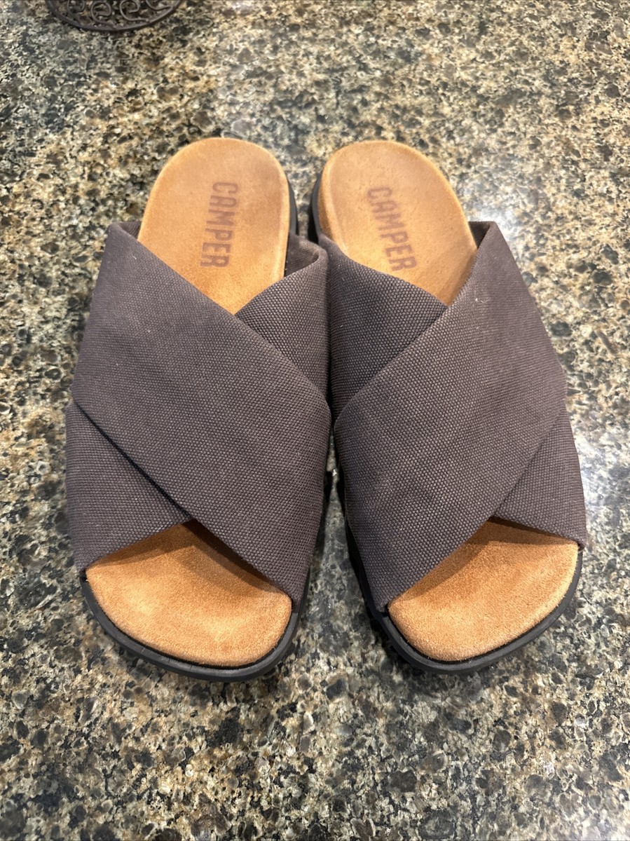 Camper Brutus Sandals Size 46 Brown Box2 | eBay