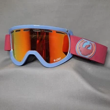 Dragon Alliance D2 Blue Frame Ski Snow Goggles, Copper Reflective Lens Ski ATV
