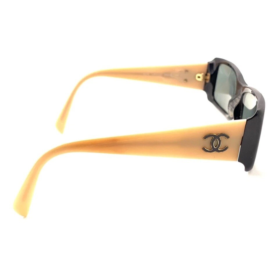Chanel 5078 817/13 Black Tan Sunglasses Eyeglasses Frames 54-16
