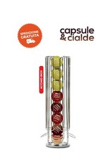 Porta Capsule Dolce Gusto 24 Posti con Base Rotante in Metallo