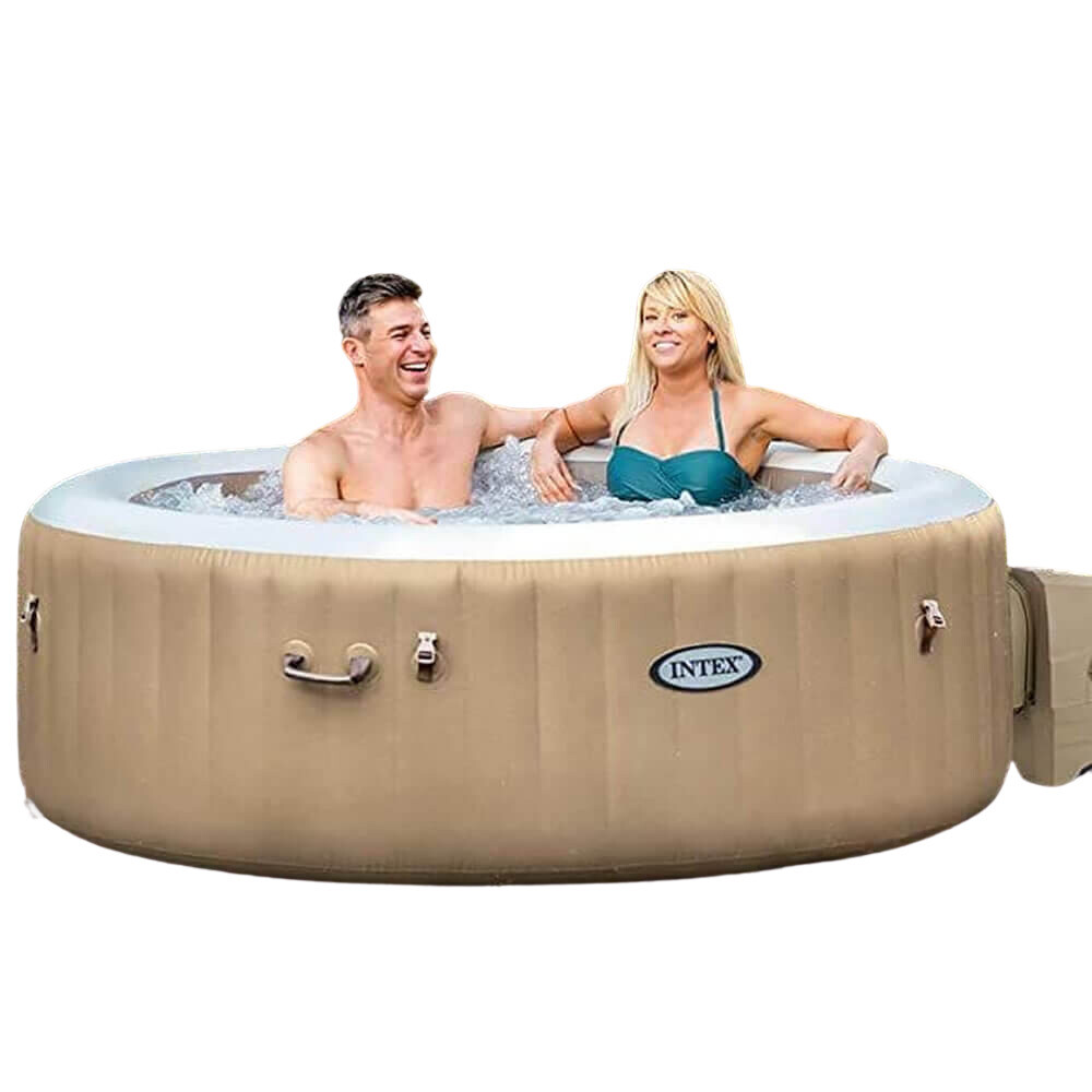 INTEX 28425E PureSpa Inflatable Hot Tube Beige for sale online eBay