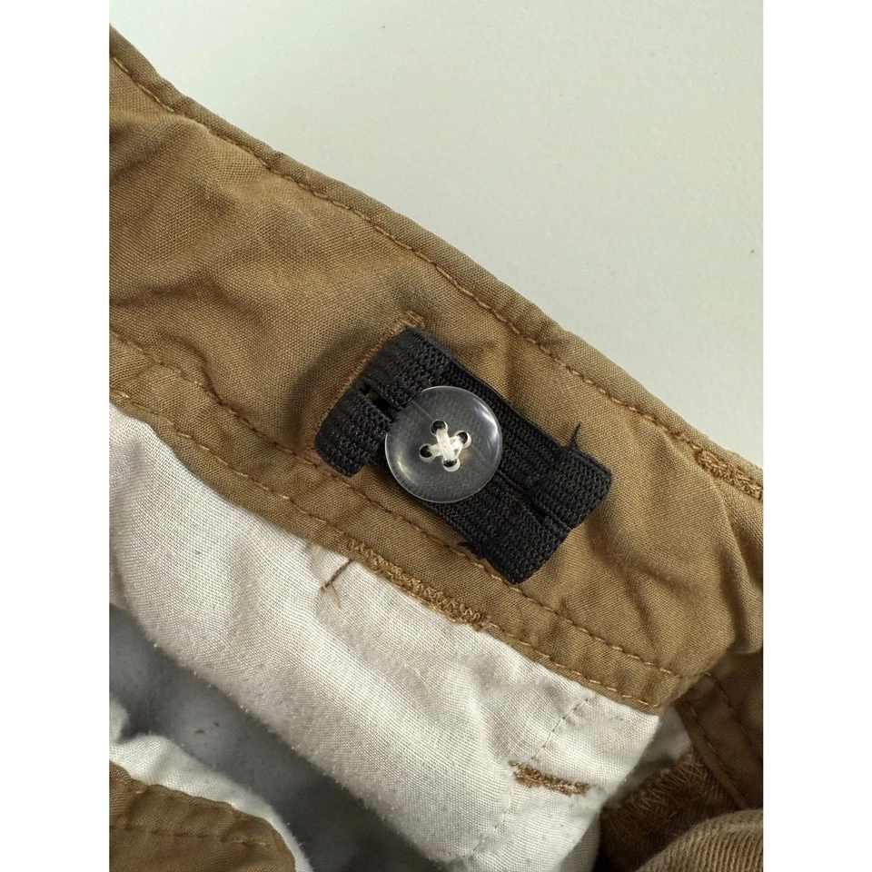 Pantalones Cortos Carga OP Ocean Pacific Niños Tostado Caqui 100% Algodón Cintura Ajustable Talla 8 Foto 3 de 4