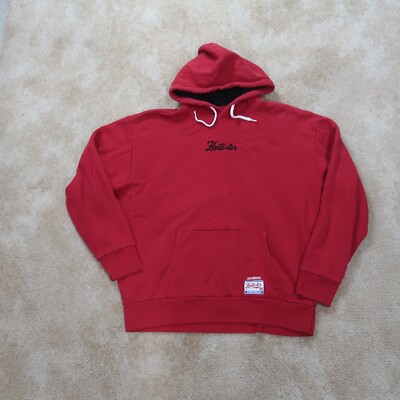 Hollister Hoodie Men's XL Hooded Long sleeve Sweatshirt Logo