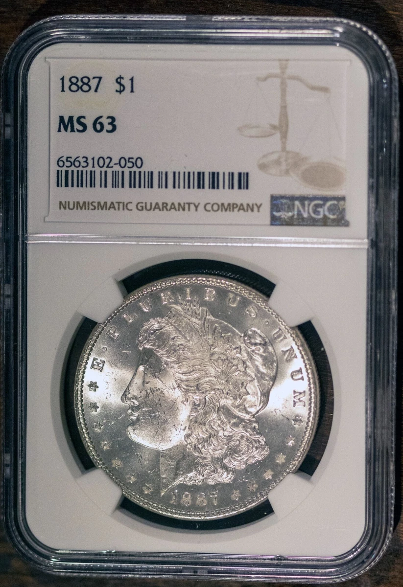 MS 63 Graded 1887 Year Morgan US Dollars (1878-1921) for sale | eBay