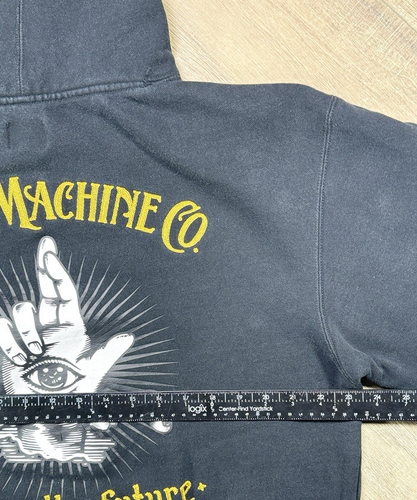 Loser Machine Co LMC Good Luck Men's Black Hooded Sweatshirt Embroidered Size L - Picture 11 of 13