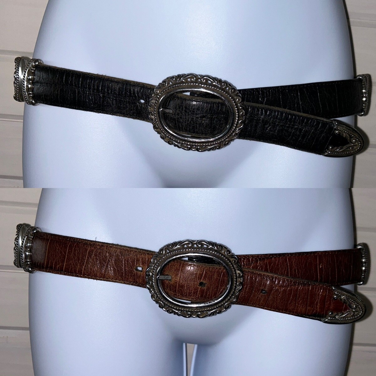 BRIGHTON EUC SZ MEDIUM DARK BROWN BRAIDED BELT SIZE M Brighton Belt Women - Etsy main image 3