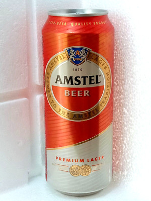 AMSTEL Empty Beer Can 500ml Serbia 2012 Top Open Collectible