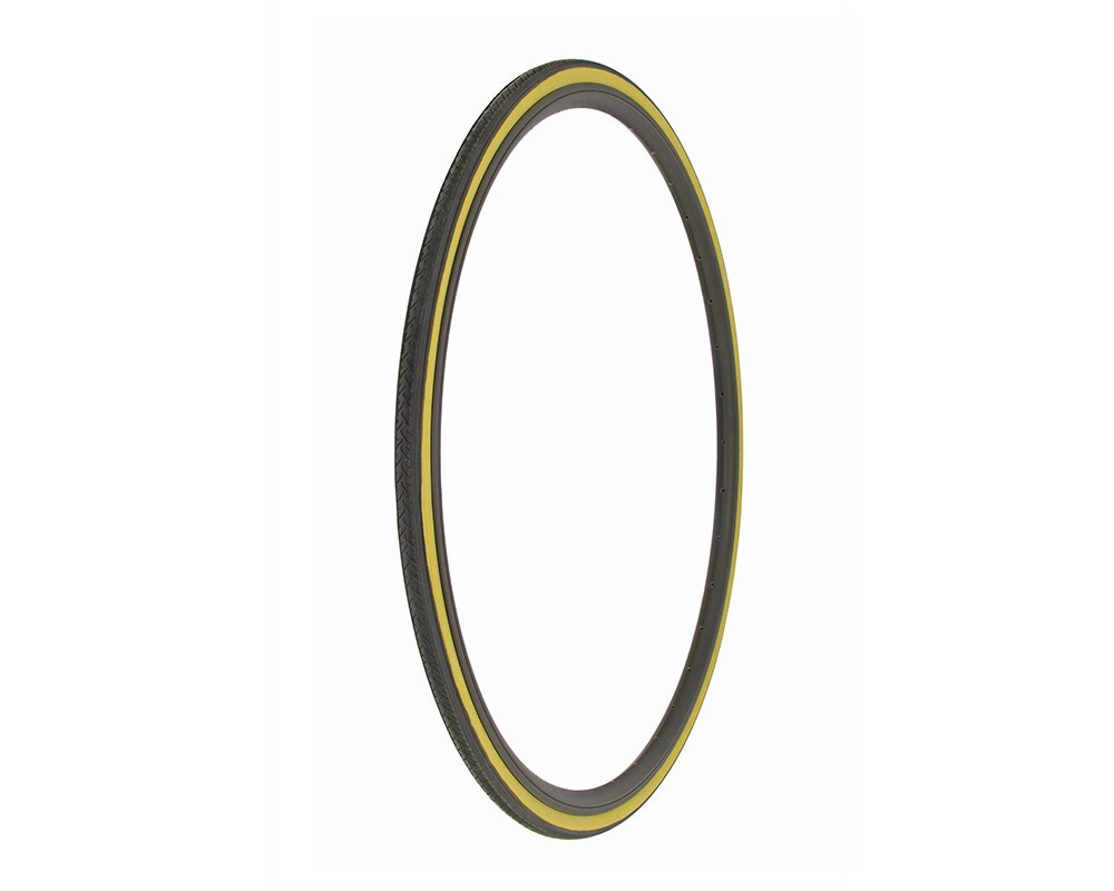 ALTALINE Bike Tire 700 x 25c Duro Speedy Classic Arrow Black/Gum Sidewall Road