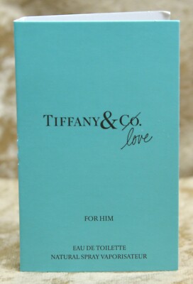 TIFFANY & LOVE FOR HIM EAU DE TOILETTE 1 x SAMPLES 0.04 FL. OZ