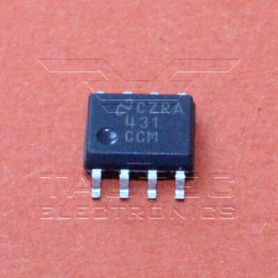 10 STK. LM431CCM NATIONAL SEMICONDUCTOR  VOLTAGE REFERENCE ROHS SO-8 10pcs.