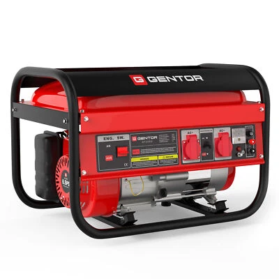 GENTOR Generator 4-Takt 6.5 PS GT2200 Stromerzeuger Notstromaggregat Benzin Strom 2200W