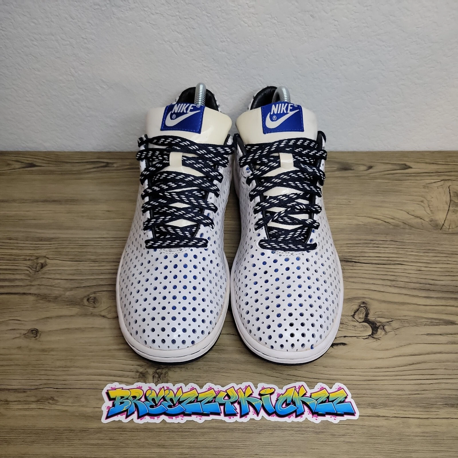 Taille 8,5   Nike Dunk Low Supreme perforée   Marine W