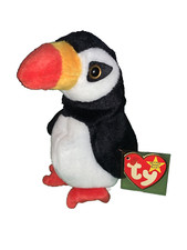 ty Original beanie baby Puffer 1997 retired with tag error