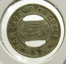 1946 Fort Knox, KY Motor Coach Transit Bus Token - Kentucky
