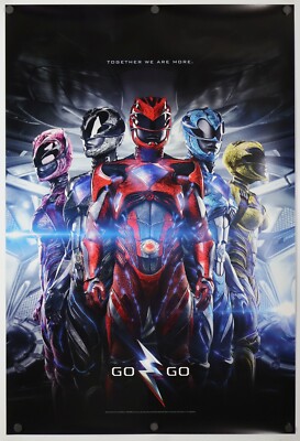 Power Rangers - original movie poster 27x40 2016 | eBay