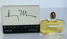 Vintage MINIATURE Perry Ellis Perfume .14oz /4ml Sample Size Splash NEW