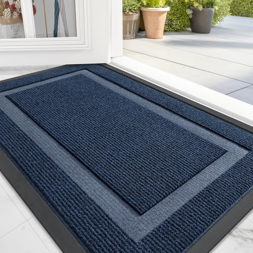 Waterproof All-Weather Front Door Mat for Indoor and Outdoor Use All Season