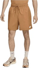 Nike Men's XL Club Woven 6" Flow Athletic Lined Shorts Flax FN3307-224