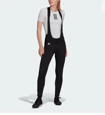 adidas BIB COLD.RDY Cycling Insulated Black Tights Padded Women's GT6624 Sz S