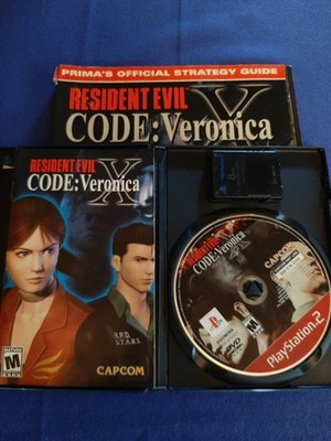 Resident Evil Code: Veronica X Sony Playstation 2 Collector's Bundle CIB + Guide
